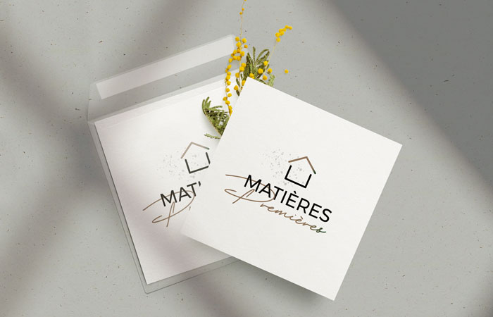 Conception du logo de Matières Premières par l'agence Concept C
